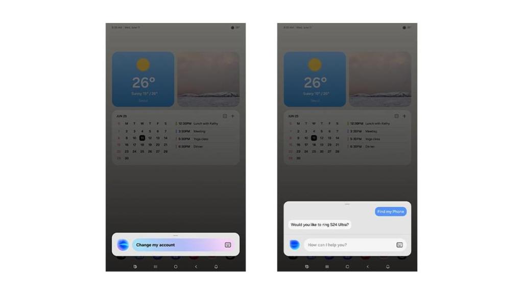 Capturas de reconocimiento de voz en los frigoríficos de Samsung