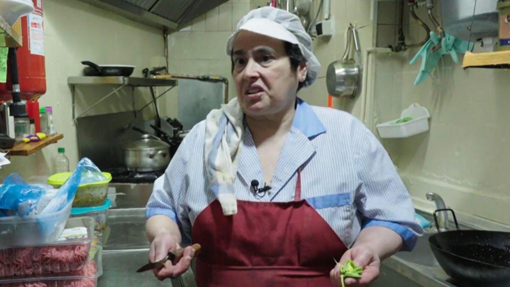 María, hostelera en el programa de 'Equipo de Investigación'.