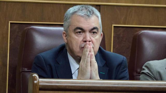 Santos Cerdán, durante el pleno del Congreso de este jueves.  Jesús Hellín / Europa Press