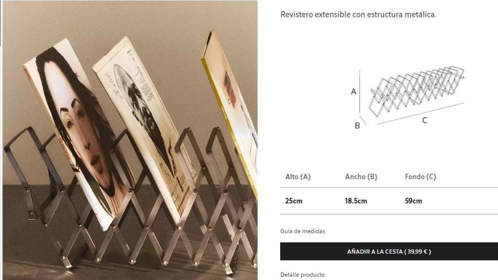 Revistero extensible. Ref. 1327/728