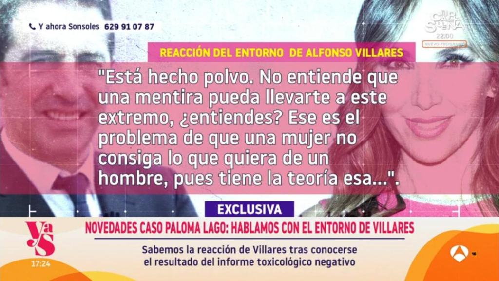 Conversación con el entorno de Villares, en 'Y ahora, Sonsoles'