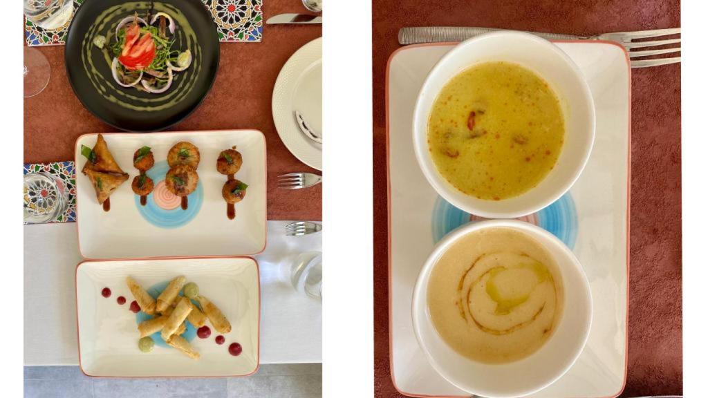 Los aperitivos y las sopas del menú de Kaage.