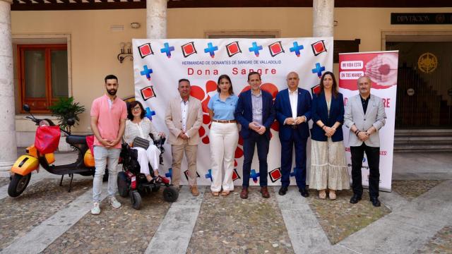 El Palacio de Pimentel de la Diputación de Valladolid recibe a los donantes
