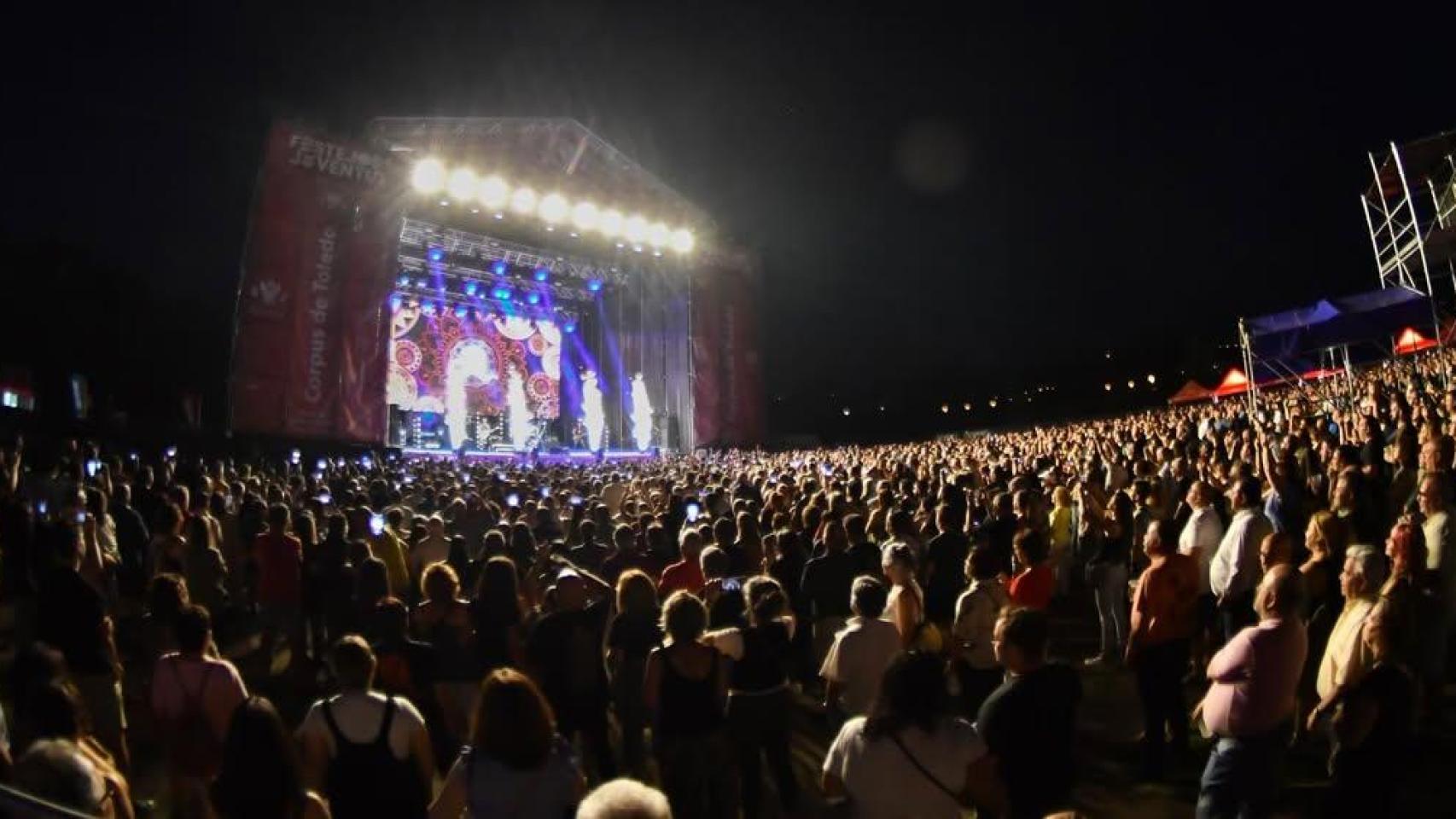Concierto de Medina Azahara en Toledo con motivo del Corpus Christi 2025.