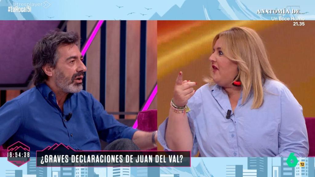 Juan del Val y Pilar Vidal en 'La Roca'.