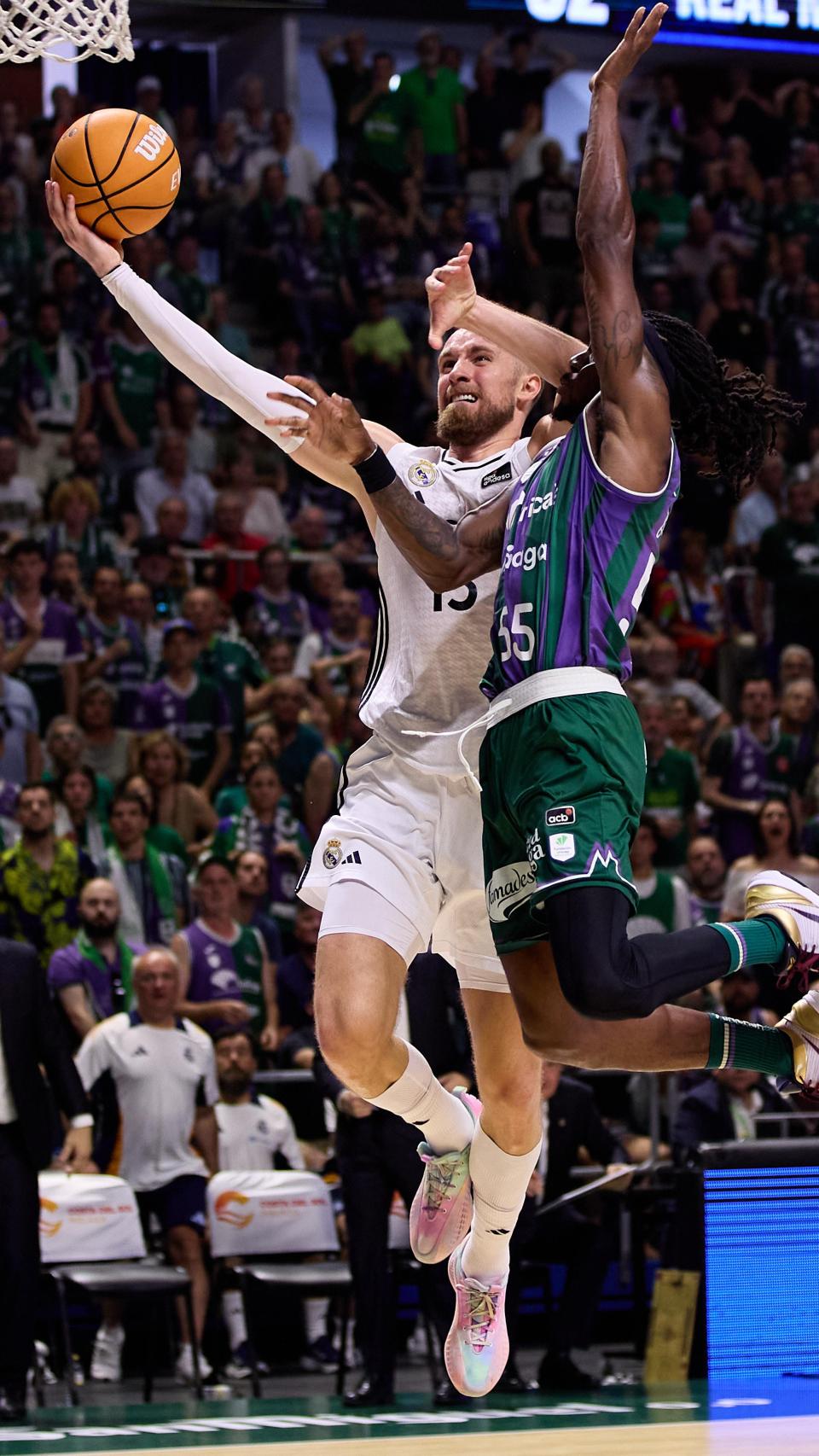 La acción que decidió el partido entre el Unicaja y el Real Madrid