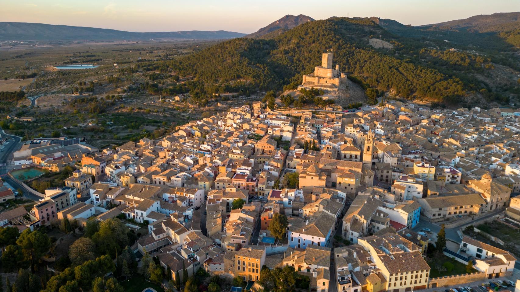 Paisaje Biar, Alicante.