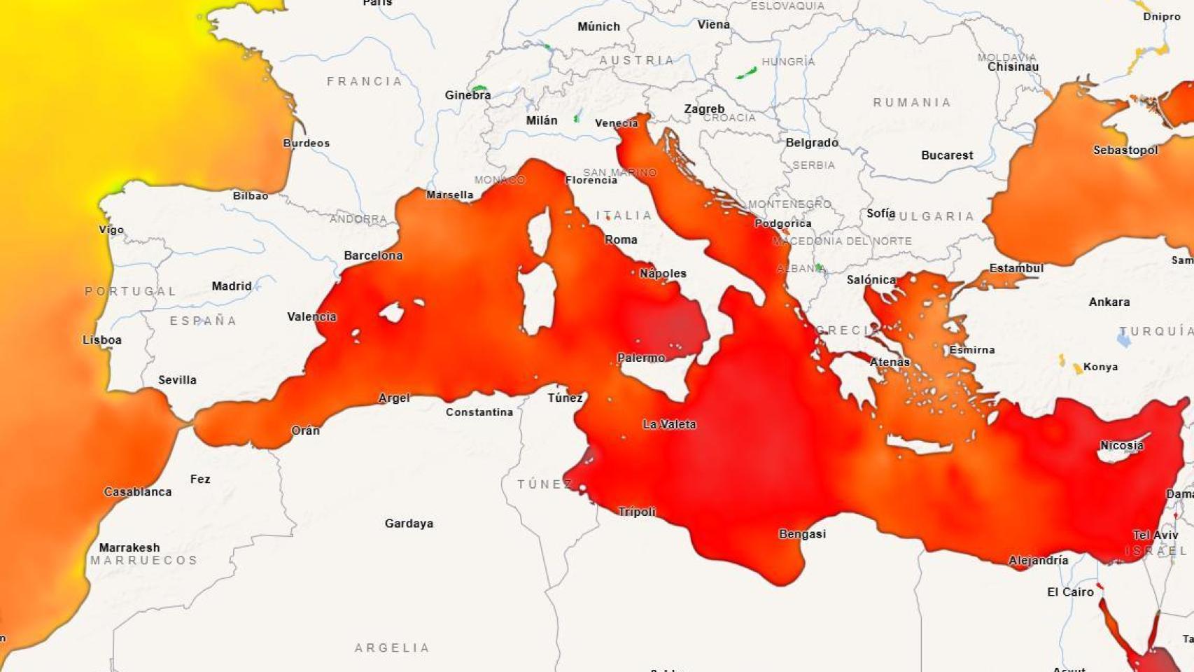 El Mediterráneo registra niveles de  calentamiento extremo  en junio: así está influyendo en la virulencia de las tormentas