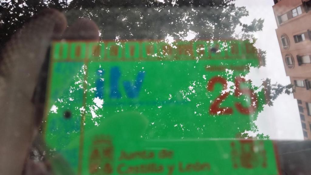 Imagen de la pegatina de la ITV