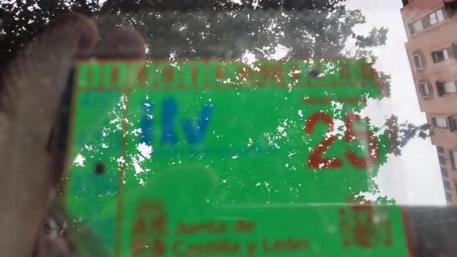 Imagen de la pegatina de la ITV