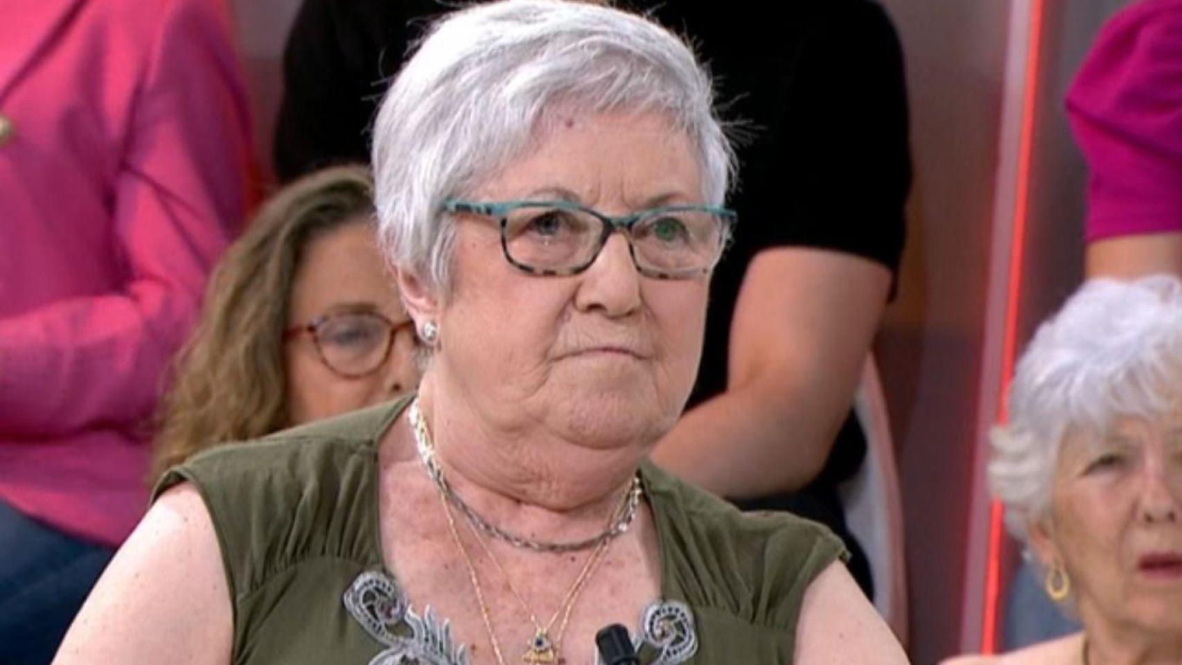 Angelines, 79 años, en el programa 'Y Ahora Sonsoles'.