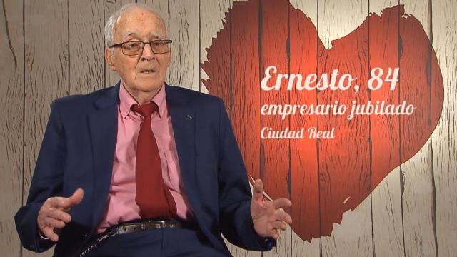 Ernesto, jubilado de 84 años, de Ciudad Real, en 'First Dates'