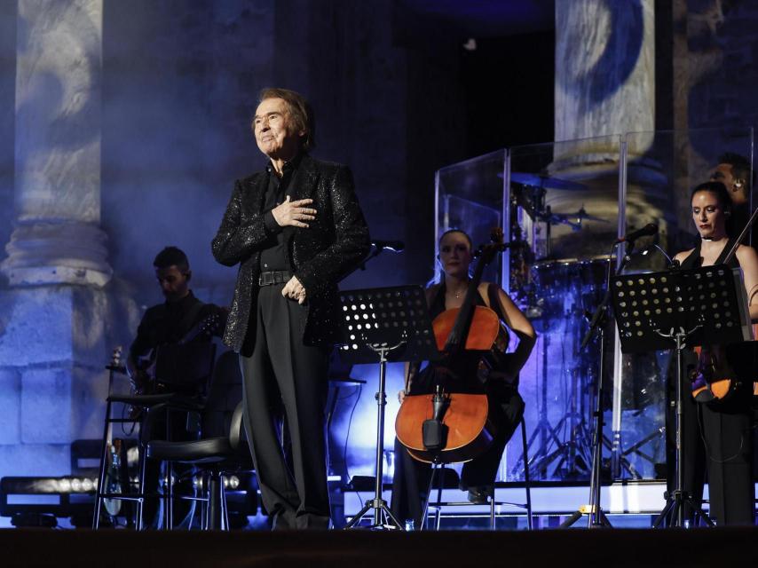 Raphael, en el Teatro Romano de Mérida.