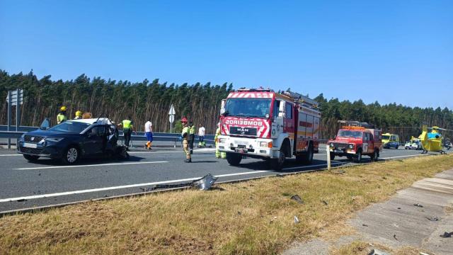 Un fallecido en un accidente de tráfico en O Pino.