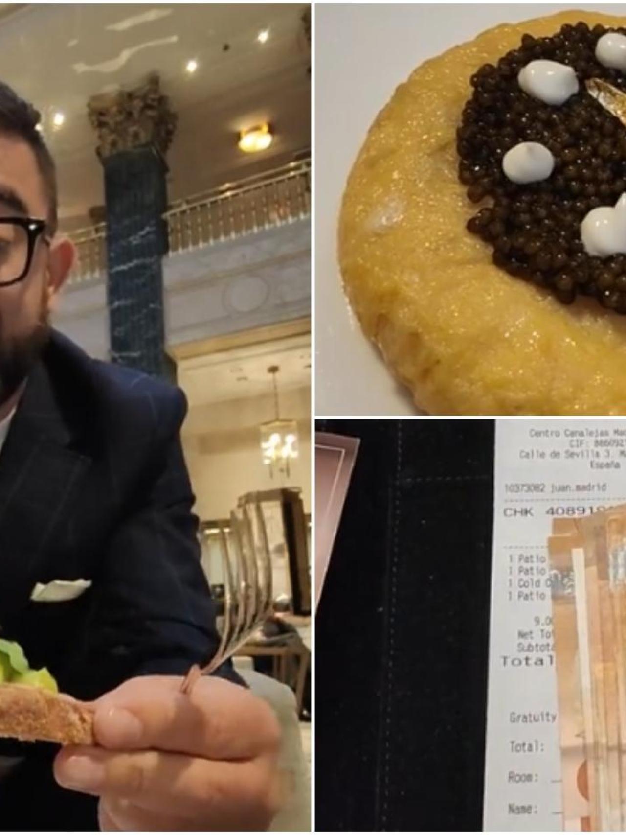 El influencer gastronómico Alfonso 'Cocituber' desayunando en la cafetería del hotel Four Seasons.