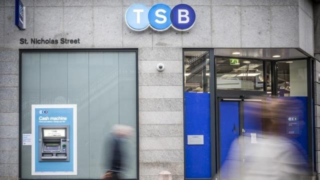Una oficina de TSB.