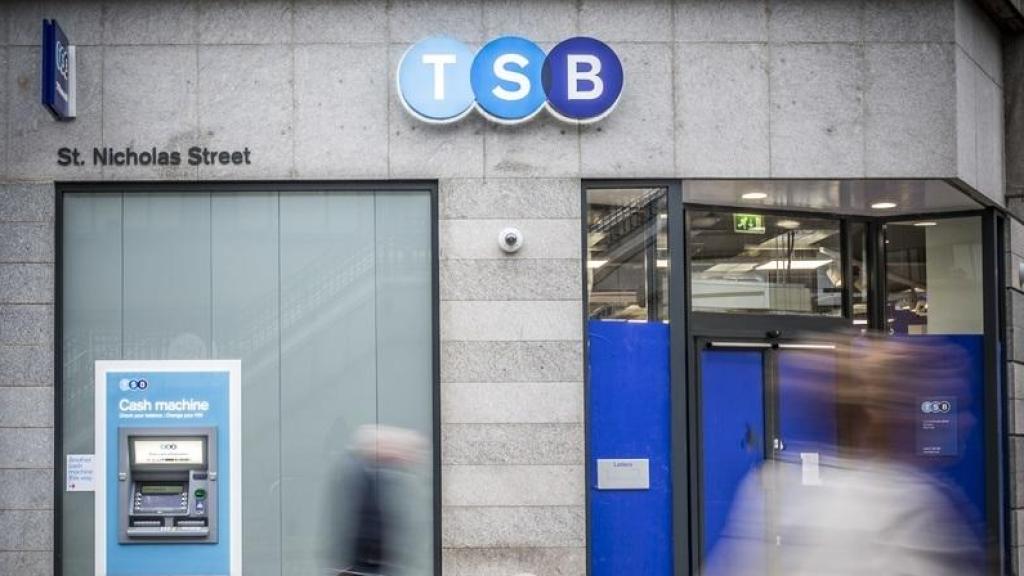 Una oficina de TSB.