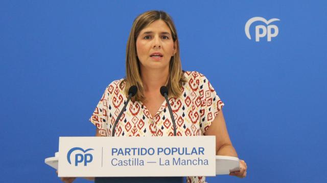 Carolina Agudo, secretaria general y portavoz parlamentaria del Partido Popular de Castilla-La Mancha.