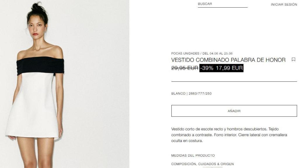 Vestido combinado. Ref. 2663/777/250
