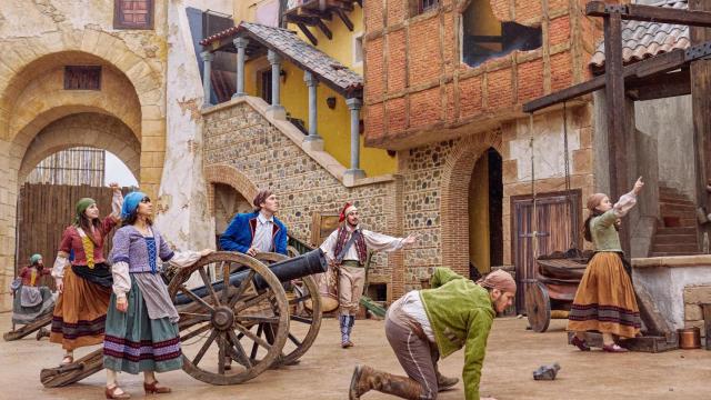 Uno de los espectáculos de Puy du Fou España.
