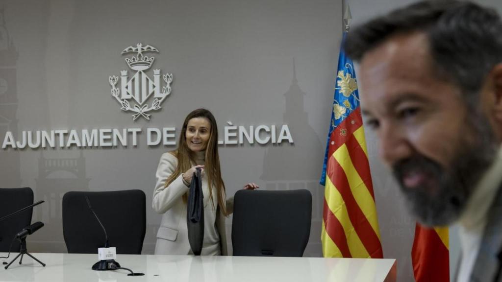 Juanma Badenas y Cecilia Herrero. EFE/Biel Aliño