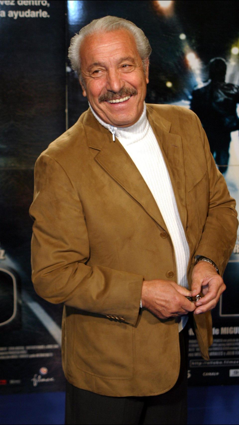 El querido actor Manolo Zaro en una instantánea tomada hace años.