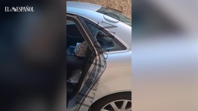 Coche destrozado
