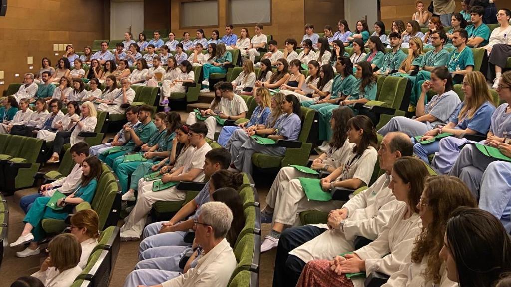 Acto de bienvenida de los mir en el Hospital Miguel Servet de Zaragoza