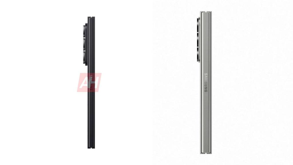 Comparativa entre el Samsung Galaxy Z Fold 7 (izq) y el Galaxy Z Fold 6 (der)