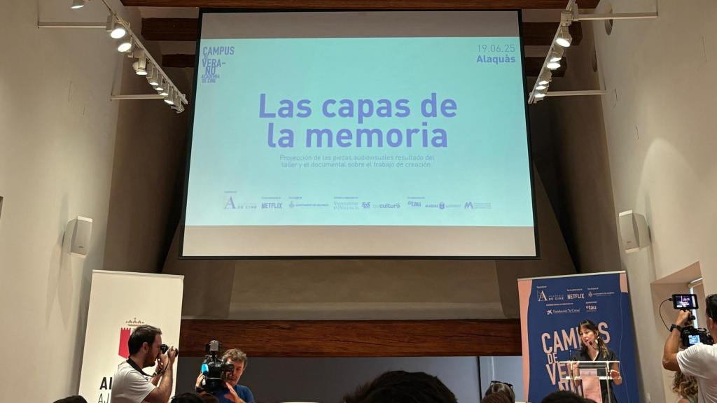 Presentación de la iniciativa 'Las capas de la memoria'. EE