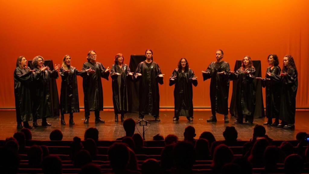 Coro de la Rock School de A Coruña.