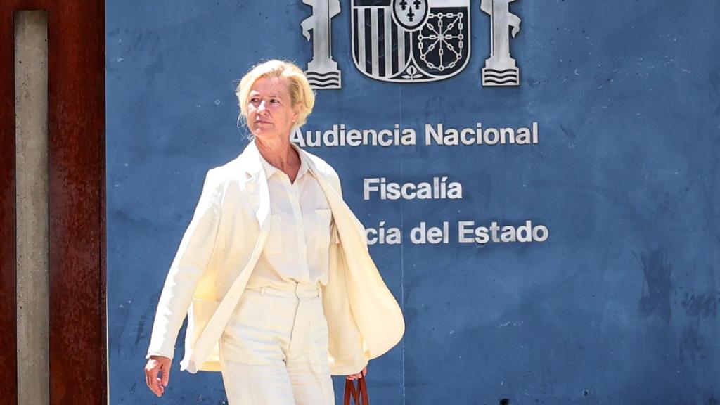 Ana Duato en el Tribunal Nacional durante la celebración del juicio por el caso Nummaria.