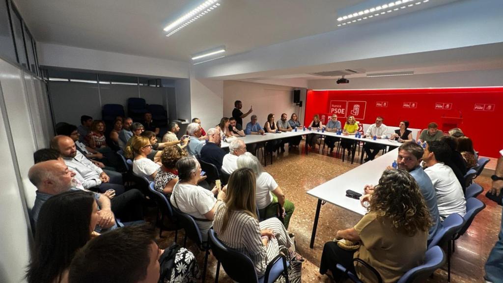 Ejecutiva Provincial socialista celebrada hoy en Huesca.