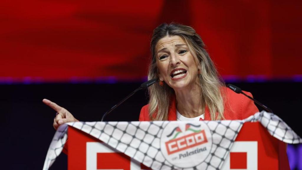 Yolanda Díaz este sábado.