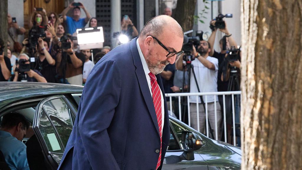 Koldo García, el pasado 30 de junio, a su llegada al Tribunal Supremo.