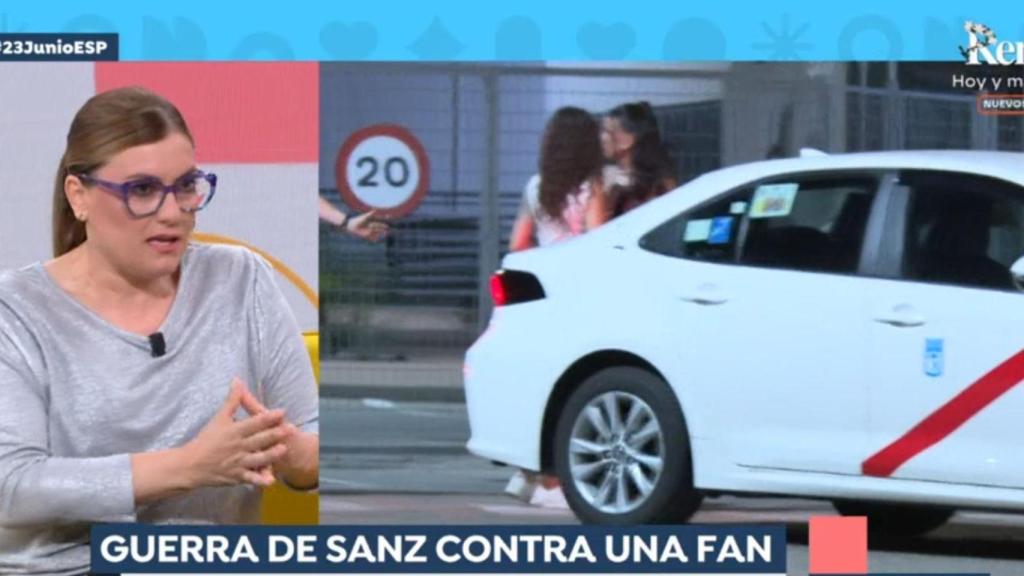 Lorena Vázquez durante el programa de hoy.