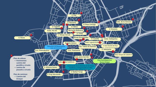 Plan de Obras 2025 en Ciudad Real. Foto: Ayuntamiento.