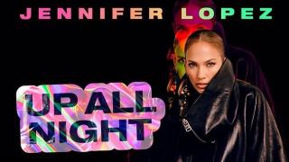 Jennifer López concert poster in Malaga.