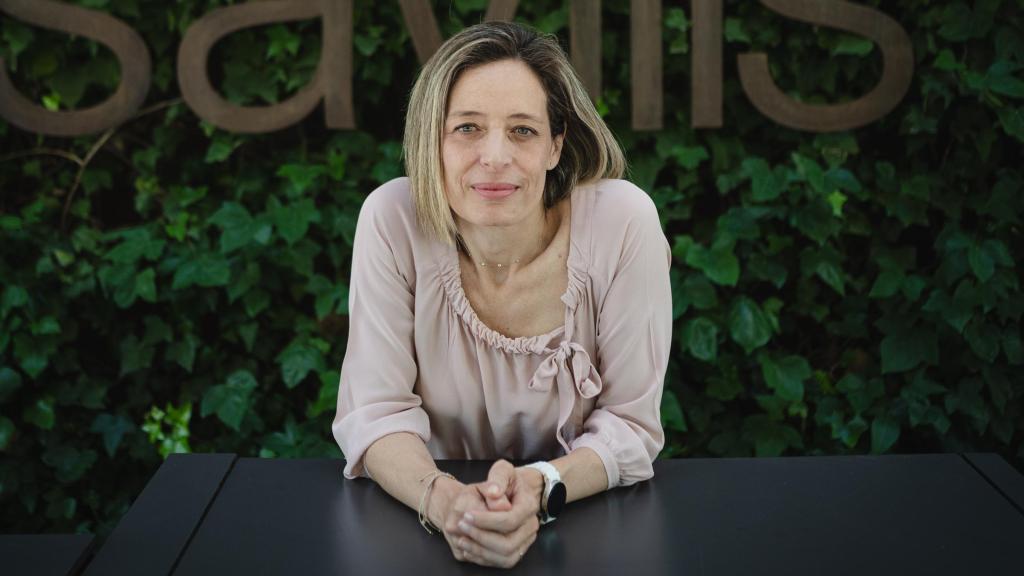 Leyre Octavio de Toledo, en la terraza del edificio de Savills.