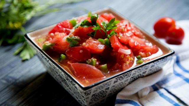 Un plato de pipirrana