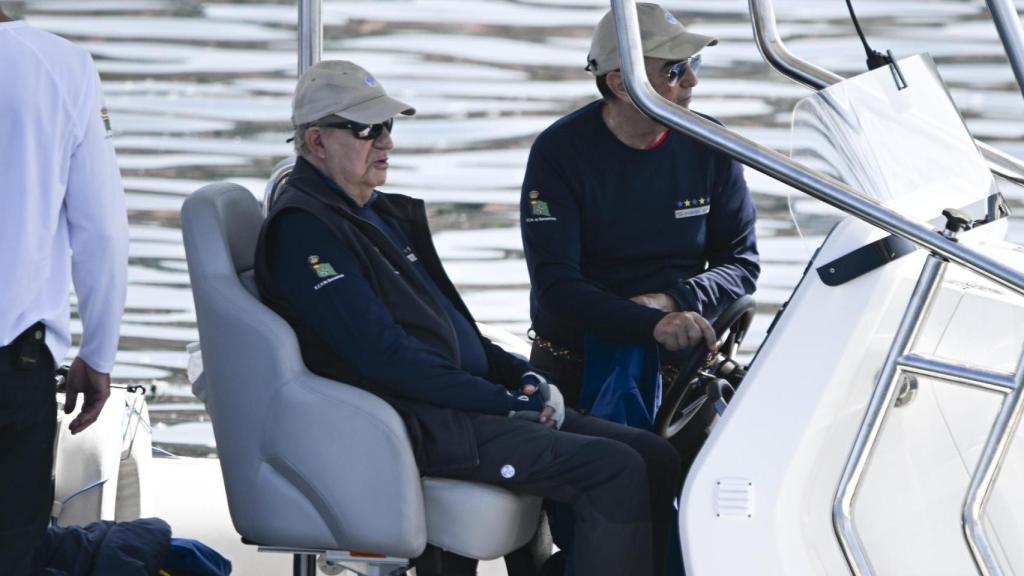 Rey Juan Carlos en Sanxenxo.