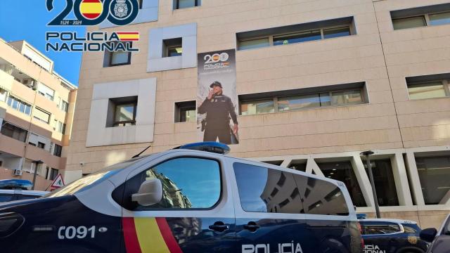 Vista de la comisaría provincial de Alicante, que ha gestionado la operación.