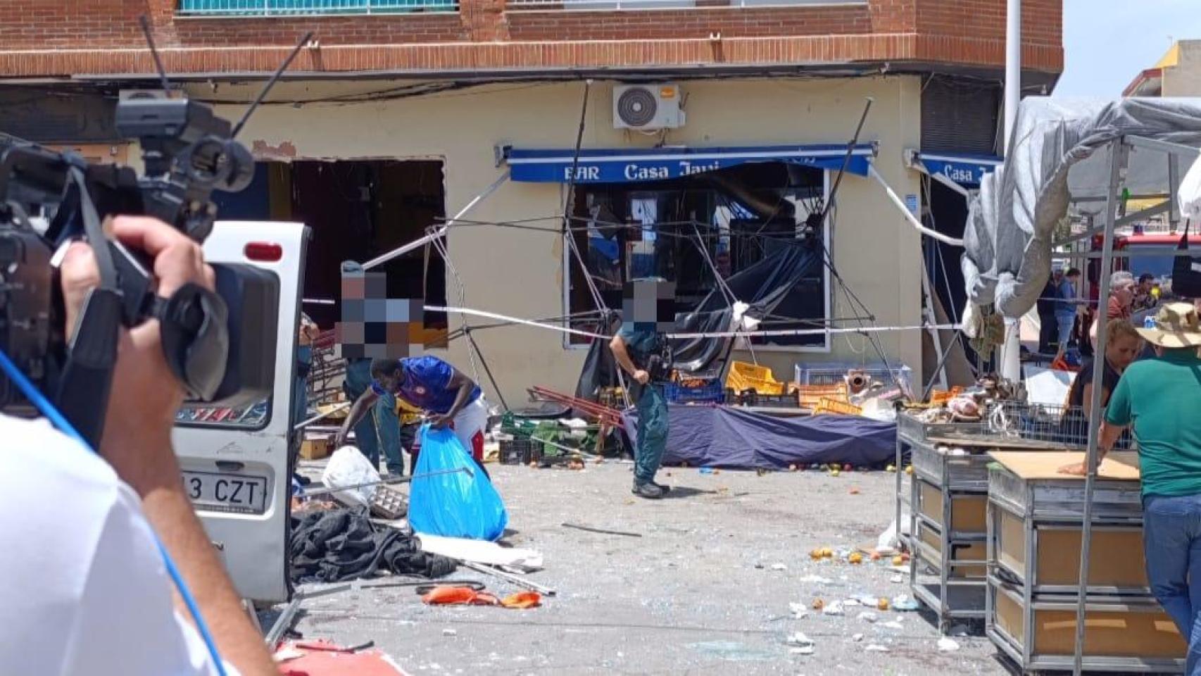 Las Patrullas Vecinales, sobre el bar que explotó en Murcia:  Tenían problemas con los de al lado, cortaron el tubo del gas 