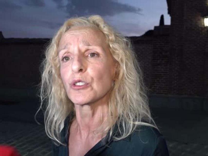 Flavia Zarzo, a una imagen reciente, después de que su padre murió.