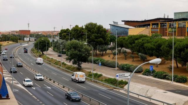 Tramo de la TO-23 entre Santa Bárbara y el Polígono.