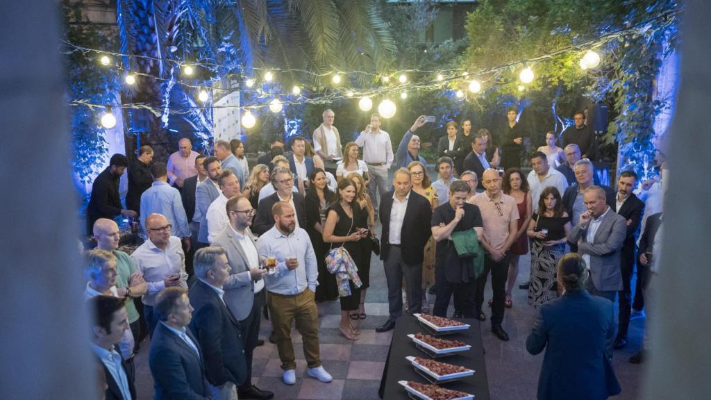 Un instante de la cena celebrada en el quinto encuentro de CIOS DISRUPTORES.