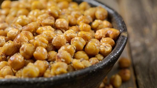 Imagen de unos garbanzos.