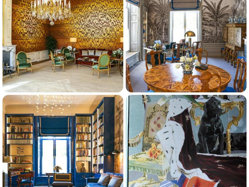 Algunas habitaciones del palacio Huis Ten Bosch.