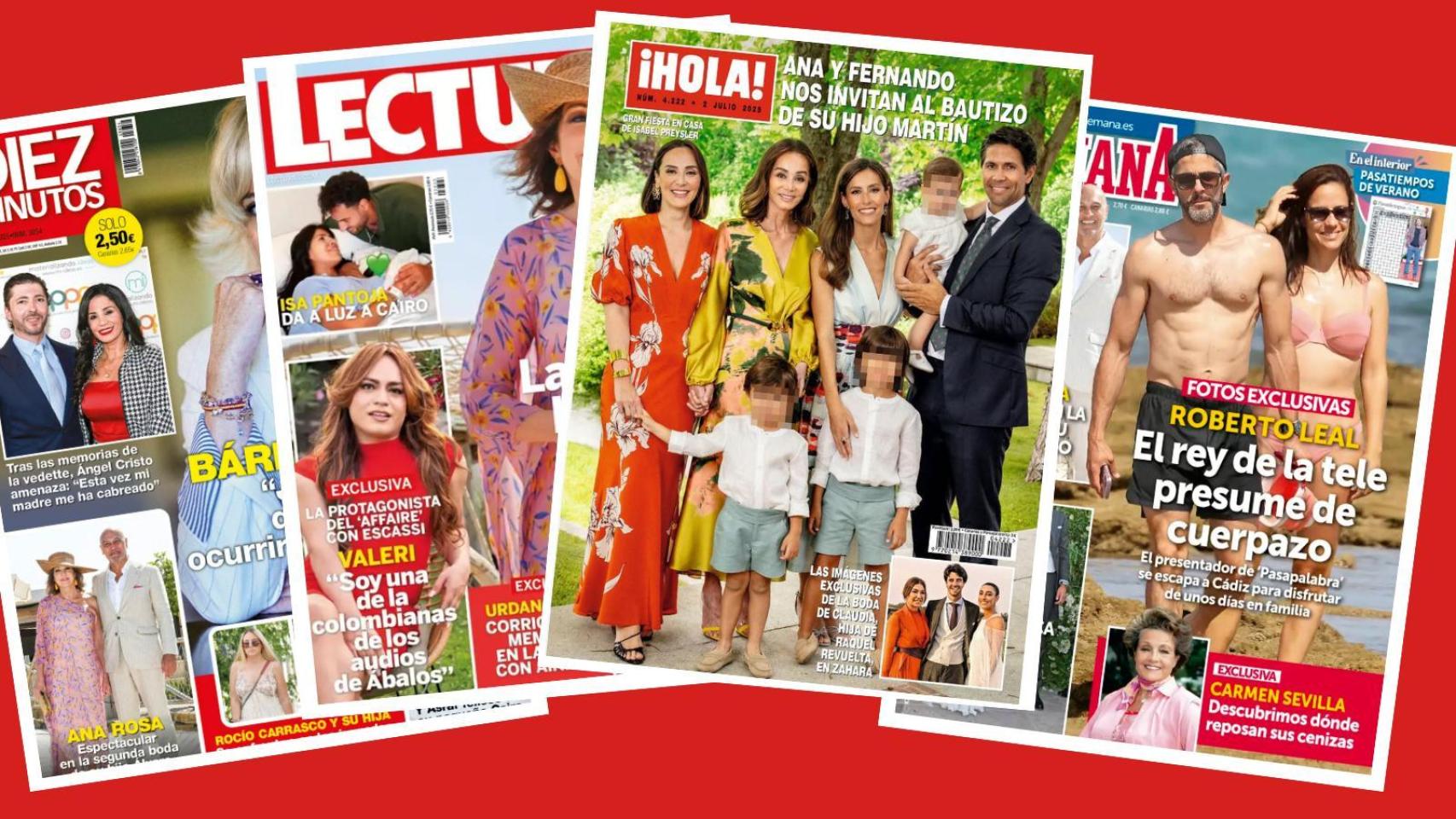 Portadas de revistas.