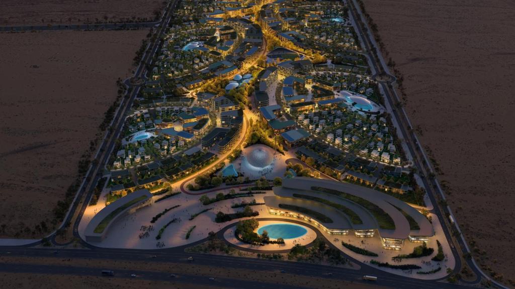 Diseño preliminar del plan urbanístico de Khalid Bin Sultan City